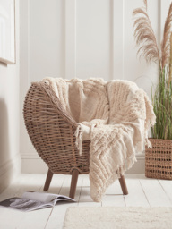 Tufted Cotton Throw - thumbnail 1