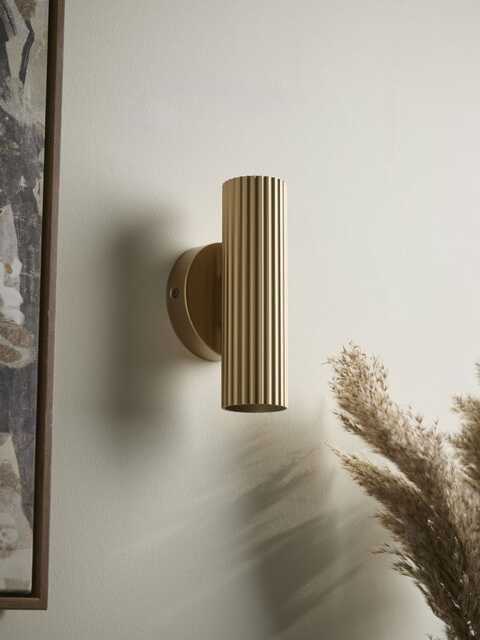 Solstice Double Wall Light - Matt Gold - image 1