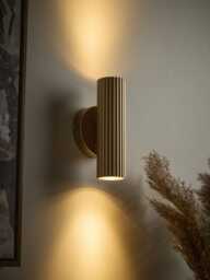 Solstice Double Wall Light - Matt Gold - thumbnail 2