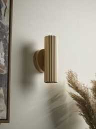 Solstice Double Wall Light - Matt Gold - thumbnail 1