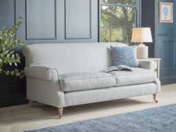 Annecy Three Seater Sofa - Laurel Opulent Cotton Velvet - thumbnail 4