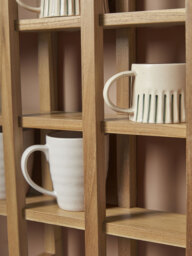 Teak Mug Shelf - thumbnail 2