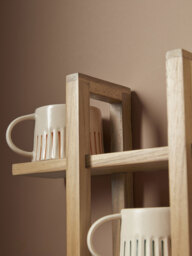 Teak Mug Shelf - thumbnail 4