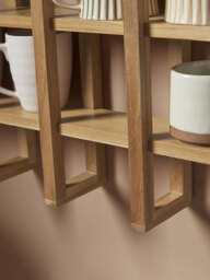 Teak Mug Shelf - thumbnail 3