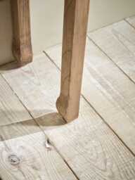 Compact Reclaimed Oak Console Table - thumbnail 4