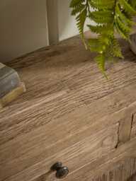 Compact Reclaimed Oak Console Table - thumbnail 5