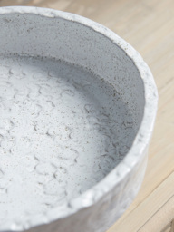 Footed Textured Decorative Bowl - thumbnail 2