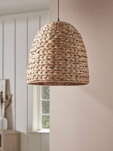 Seagrass Dome Pendant - image 1