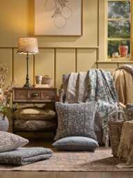 Collette Cushion - French Blue - thumbnail 4
