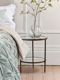 Glass Display Side Table - Aged Bronze - thumbnail 3