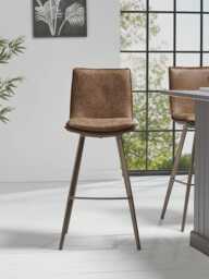 Two Williamsburg High Stools - Tan - thumbnail 2