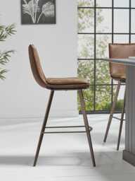 Two Williamsburg High Stools - Tan - thumbnail 3