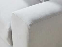 Lyon Corner Sofa - Warm Sand Wide Cotton Stripe - thumbnail 4