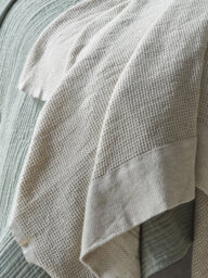 Waffle Cotton Throw - thumbnail 2