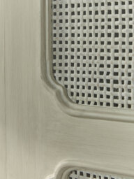 White Rattan Display Cabinet - thumbnail 5