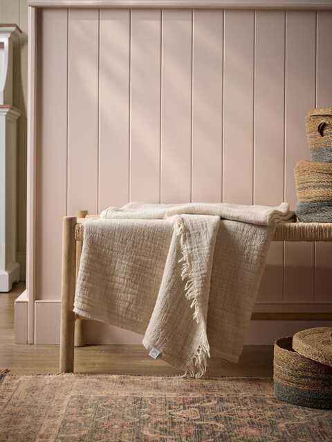 Chalk Cotton Throw - image 1