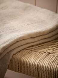 Chalk Cotton Throw - thumbnail 5