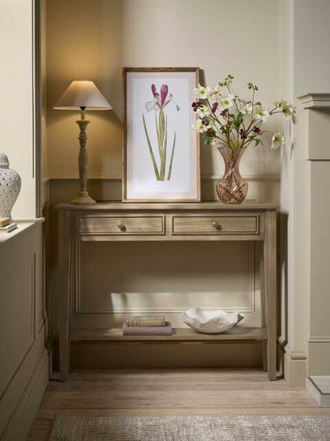 Camille Console Table - Limewashed - image 1