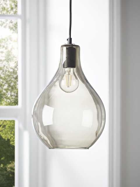 Teardrop Pendant - Grey - image 1