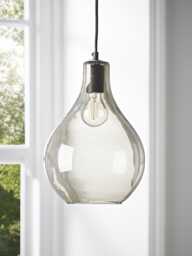 Teardrop Pendant - Grey - thumbnail 1