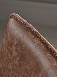Williamsburg Tan Faux leather Upholstered Dining Chair - Set of 2 - thumbnail 2
