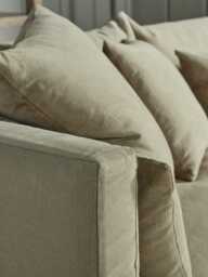 Colmar Corner Sofa - Left Hand Facing - Natural Luxury Linen - thumbnail 2