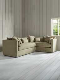 Colmar Corner Sofa - Left Hand Facing - Natural Luxury Linen - thumbnail 5