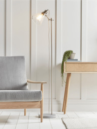 Glass & Concrete Floor Lamp - thumbnail 2