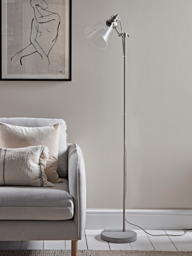 Glass & Concrete Floor Lamp - thumbnail 3