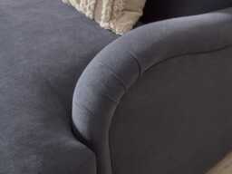 Reine Two Seater Sofa - Soft Eau De Nil Cotton Stripe - thumbnail 5