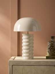 Twisted Enamel Table Lamp