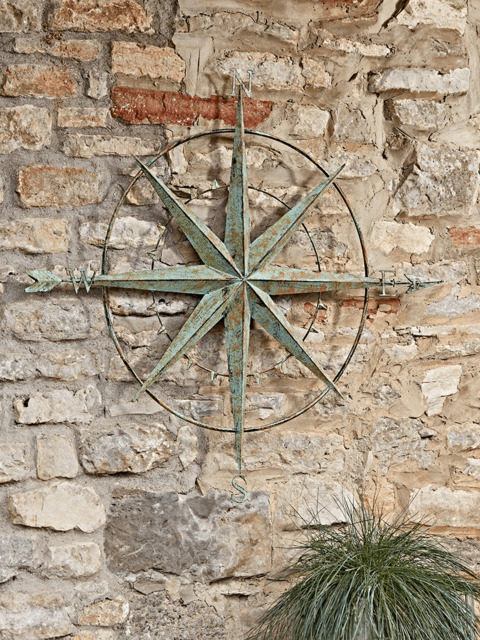 Outdoor Distressed Compass - image 1