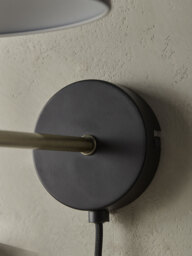 Metal Dome Wall Light - Black - thumbnail 5