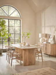 Freja Rectangle Dining Table - 6 Seater - thumbnail 2