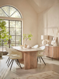 Freja Rectangle Dining Table - 6 Seater - thumbnail 5