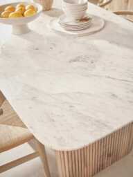 Freja Rectangle Dining Table - 6 Seater