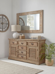 Reclaimed Oak Full Length Mirror - thumbnail 3