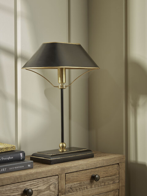 Black & Brass Desk Lamp - image 1