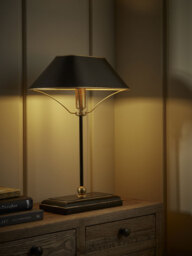 Black & Brass Desk Lamp - thumbnail 2