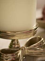 Bow Pillar Candle Holder - thumbnail 3
