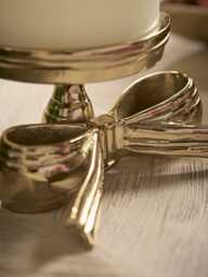 Bow Pillar Candle Holder - thumbnail 2