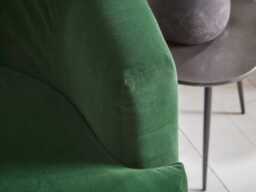Lulea Two Seater Sofa - Navy Opulent Cotton Velvet - thumbnail 4