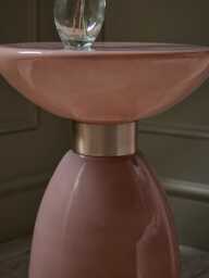 Enamelled Blush Side table - thumbnail 3