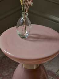 Enamelled Blush Side table - thumbnail 2
