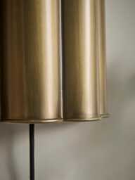 Scalloped Brass Wall Light - thumbnail 4