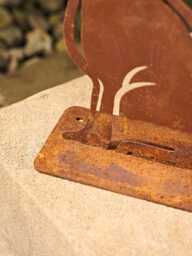 Rusty Hare Garden Ornament - thumbnail 2
