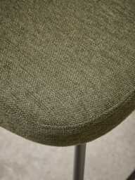 Two Boucle Counter Stools - Green - thumbnail 3