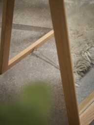 Oak Standing Full Length Mirror - thumbnail 4