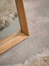 Oak Standing Full Length Mirror - thumbnail 2