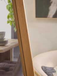 Oak Standing Full Length Mirror - thumbnail 3